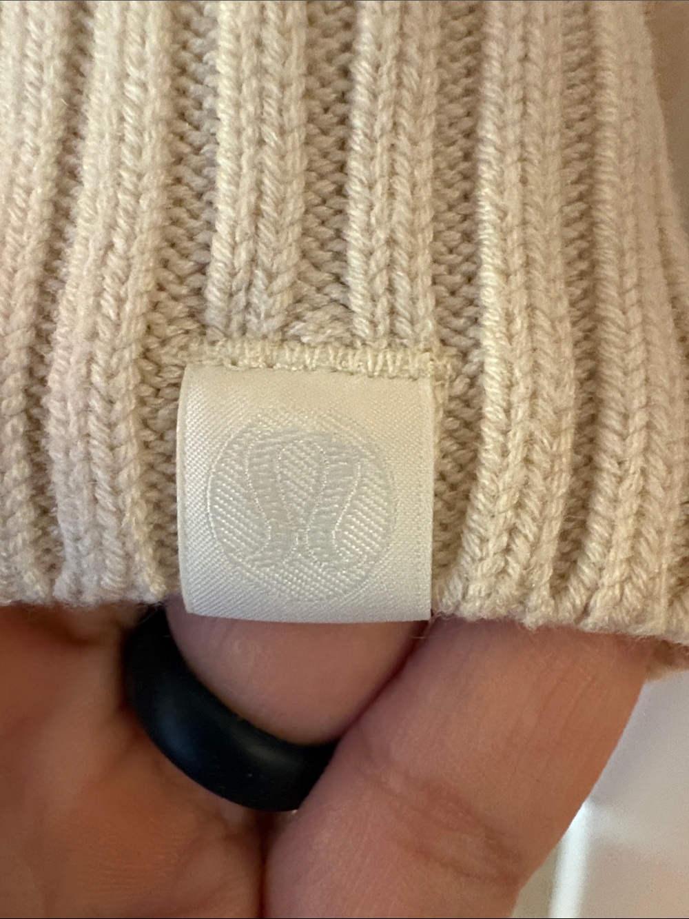 lululemon athletica Cream Textured Crewneck Sweater - Picture 2 of 3